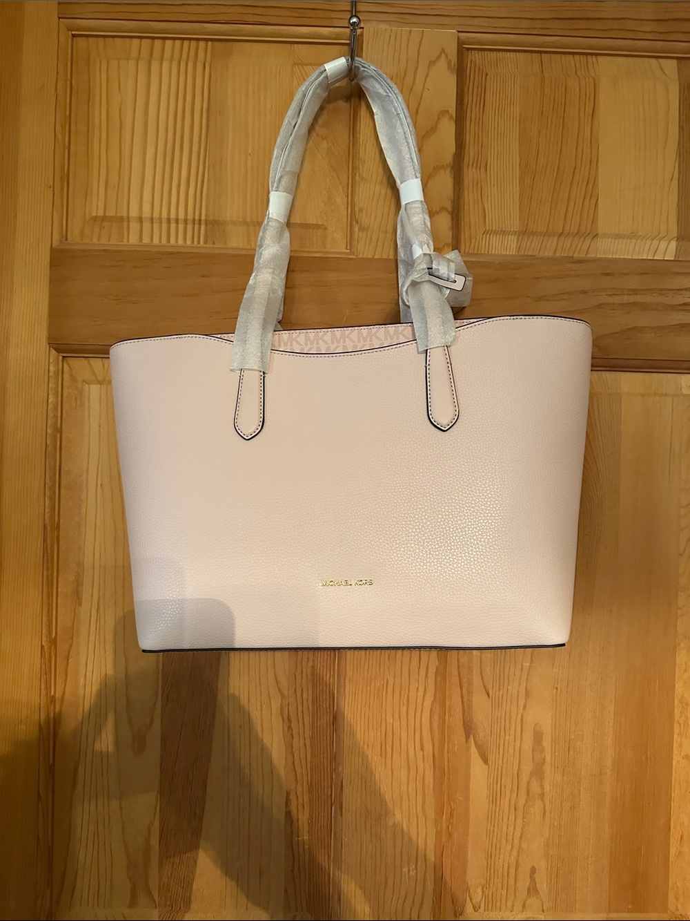 Michael Kors Rose Poudre Leather Tote
